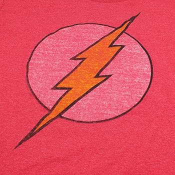 Amazon.com: DC Comics Men's Flash Ultra Distressed Logo T
